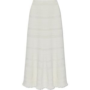 Lanvin, Dames, Rokken, Wit, Maat: XS Katoen,