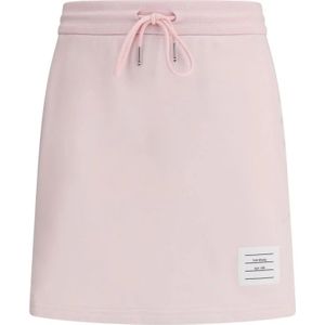 Thom Browne, Dames, Rokken, Roze, Maat: XS Katoen,