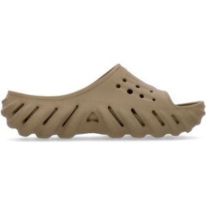 Crocs - Slippers - Groen - Rubber - Waterbestendig - Ventilatiegaten