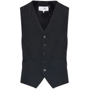 MM6 Maison Margiela, Heren, Pakken, Zwart, Maat: L