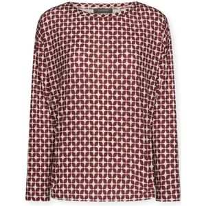 Elena Mirò, Dames, Tops, Rood, Maat: XS Poliester,