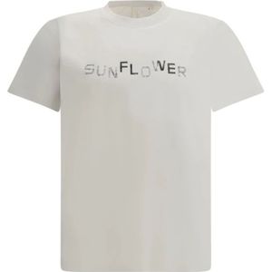 Sunflower, Heren, Tops, Grijs, Maat: M Katoen,