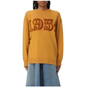 Max Mara, Dames, Truien, Bruin, Maat: XS