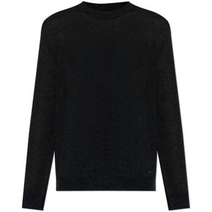 Dsquared2, Heren, Truien, Zwart, Maat: M Mohair,