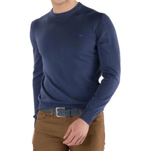 Harmont & Blaine, Heren, Truien, Blauw, Maat: S Katoen,