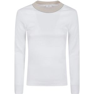 Peserico, Dames, Tops, Wit, Maat: S