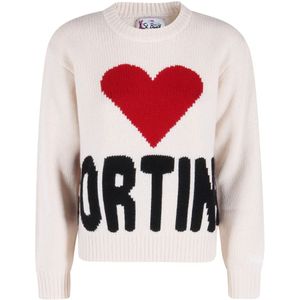 MC2 Saint Barth, Dames, Truien, Beige, Maat: S