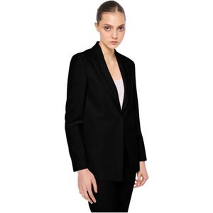 Silvian Heach, Dames, Jassen, Zwart, Maat: S Poliester,