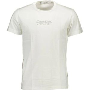 Calvin Klein, Heren, Tops, Wit, Maat: L Katoen,