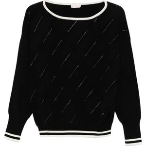 Liu Jo, Dames, Truien, Zwart, Maat: S