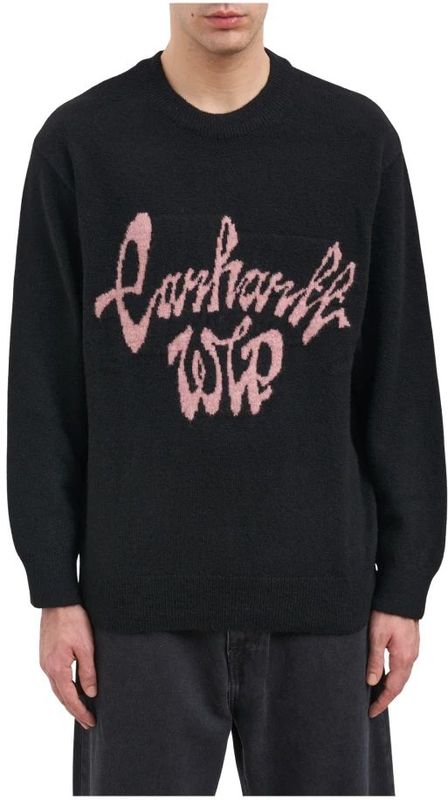 Carhartt WIP Chedda Knit Sweatshirt, zwart