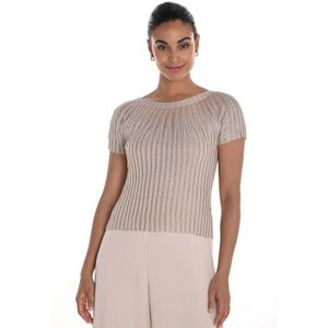 Frank Lyman, Dames, Blouses & Shirts, Beige, Maat: L Poliester,