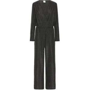 ICHI - NELENIA - Jumpsuit - Met V-hals - Los Model - Met Pailletten