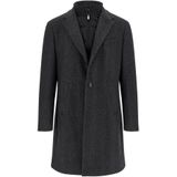 Boggi Milano, Heren, Mantels, Grijs, Maat: S Wol,