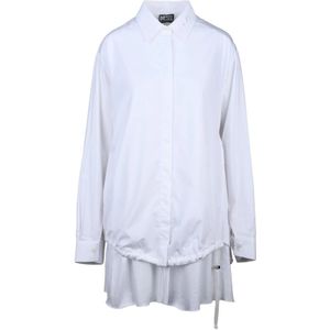 Diesel, Dames, Blouses & Shirts, Wit, Maat: S Katoen,