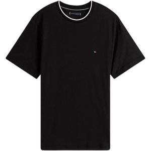 Tommy Hilfiger, Heren, Tops, Zwart, Maat: XS Katoen,