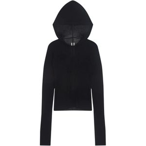 Rick Owens, Dames, Sweatshirts & Hoodies, Zwart, Maat: S