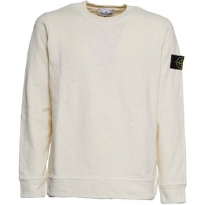 Stone Island, Heren, Truien, Beige, Maat: L
