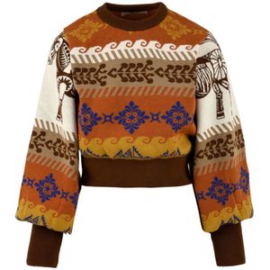 Akep, Dames, Truien, Veelkleurig, Maat: XS