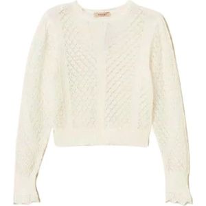 Twinset, Dames, Truien, Wit, Maat: M