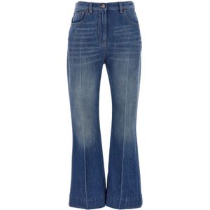 Valentino Garavani, Dames, Jeans, Blauw, Maat: W26 Katoen,