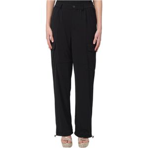 Twinset Straight Broeken , Black , Dames , Maat: XS