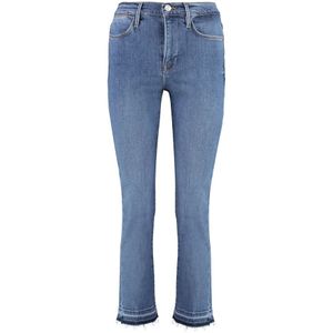 Frame, Dames, Jeans, Blauw, Maat: W27 Katoen,