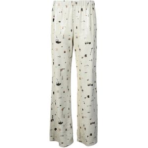 Alysi, Dames, Broeken, Veelkleurig, Maat: S Poliester,