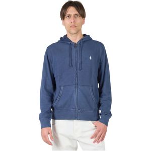 Ralph Lauren, Heren, Sweatshirts & Hoodies, Blauw, Maat: S Katoen,