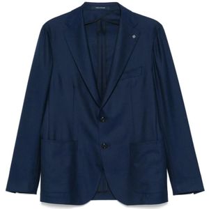 Tagliatore, Heren, Jassen, Blauw, Maat: L