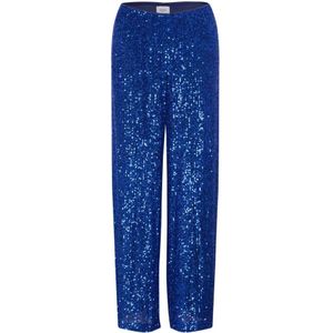 Saint Tropez, Dames, Broeken, Blauw, Maat: L