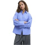 Jack & Jones, Dames, Blouses & Shirts, Blauw, Maat: M