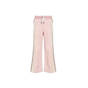 Moncler Roze katoen-fleece broek , Pink , Dames , Maat: S