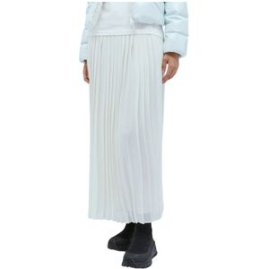 Moncler, Dames, Rokken, Wit, Maat: XS Poliester,