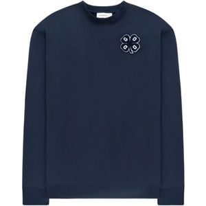 The GoodPeople, Heren, Sweatshirts & Hoodies, Blauw, Maat: L