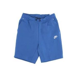 Nike Sportswear Tech Fleece Korte Broek , Blue , Heren , Maat: XL