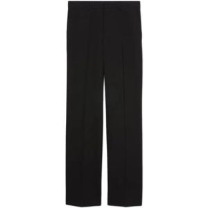 Gucci, Heren, Broeken, Zwart, Maat: S Wol,