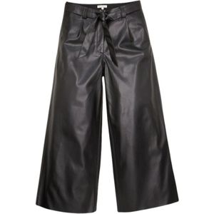 Tom Tailor, Dames, Broeken, Zwart, Maat: W34 L28 Leer,