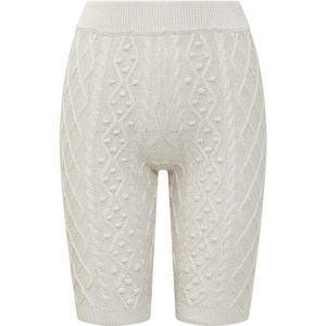 Loulou Studio, Dames, Korte broeken, Beige, Maat: S