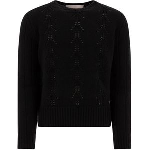 Valentino, Heren, Truien, Zwart, Maat: M Wol,