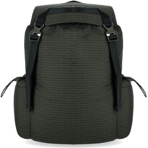 Emporio Armani, Heren, Tassen, Groen, Maat: ONE Size Polyamide,