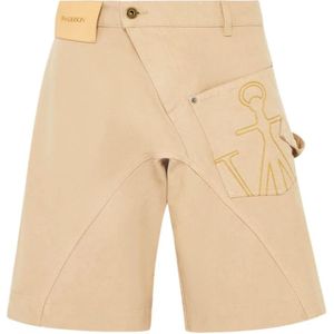JW Anderson, Heren, Korte broeken, Bruin, Maat: L Katoen,