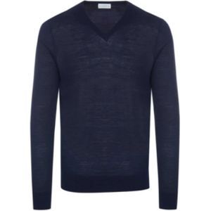 Ballantyne, Heren, Truien, Blauw, Maat: L Katoen,