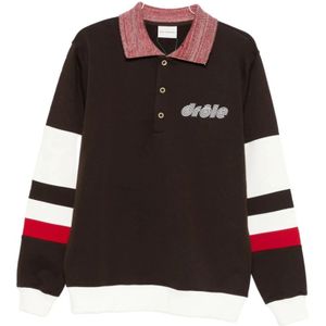 Drole de Monsieur, Heren, Truien, Bruin, Maat: XL Katoen,