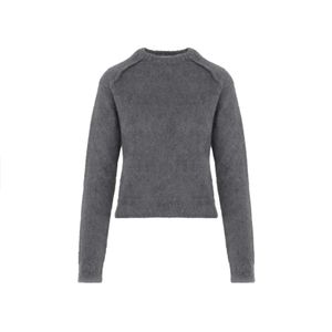 Jil Sander - Cloud - Long-Sleeve Trui - Grijs - Wol - Dames