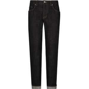 Dolce & Gabbana, Heren, Jeans, Blauw, Maat: L Katoen,