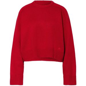 Loulou Studio, Dames, Truien, Rood, Maat: S Wol,