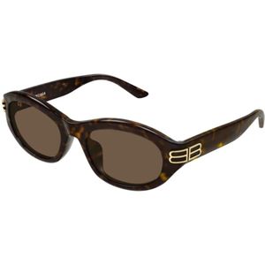 Balenciaga - BB0434SK - Zonnebrillen - Havana - Acetaat - Bruin - Rotonde