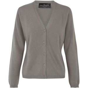 Cortana, Dames, Truien, Grijs, Maat: XS Kasjmier,