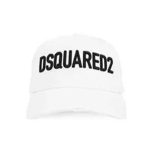 Dsquared2 Baseball Cap , White , Heren , Maat: ONE Size